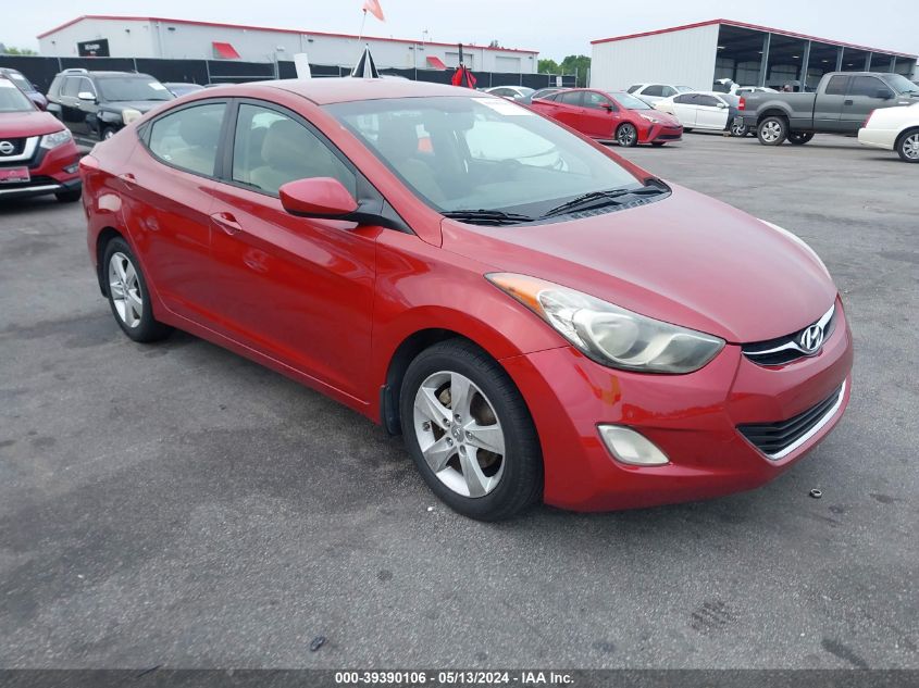 2012 Hyundai Elantra Gls (Ulsan Plant) VIN: KMHDH4AE9CU470872 Lot: 39390106