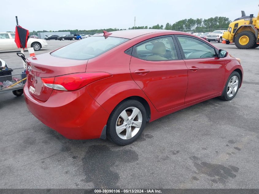 2012 Hyundai Elantra Gls (Ulsan Plant) VIN: KMHDH4AE9CU470872 Lot: 39390106