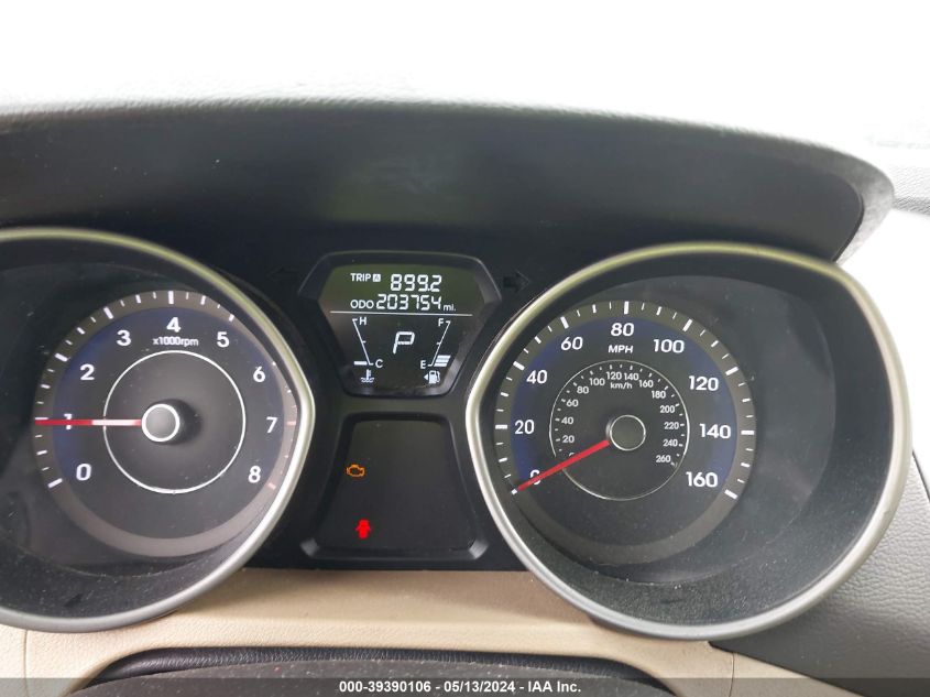 2012 Hyundai Elantra Gls (Ulsan Plant) VIN: KMHDH4AE9CU470872 Lot: 39390106