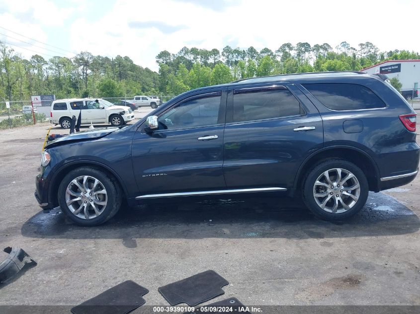 2016 Dodge Durango Citadel VIN: 1C4RDHEG8GC394551 Lot: 39390109