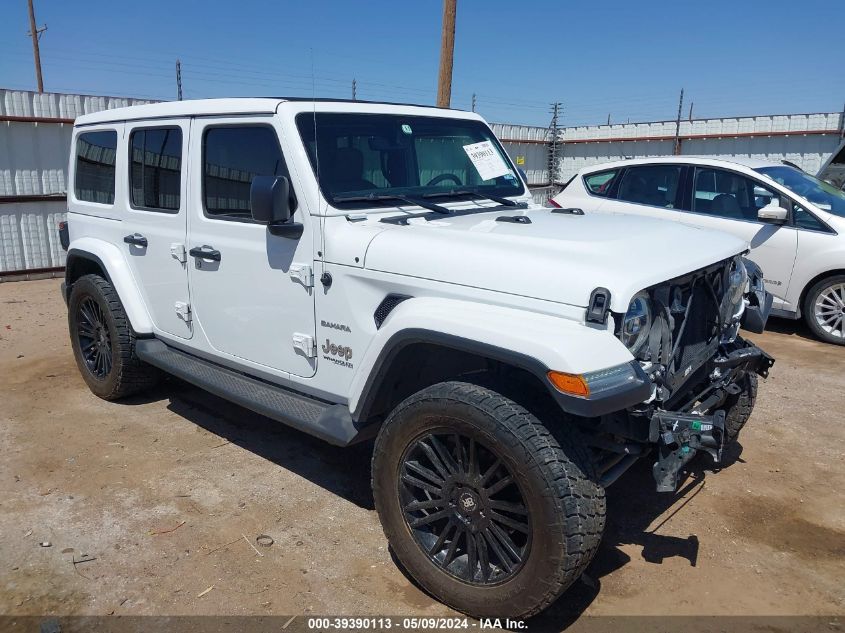 2018 Jeep Wrangler Unlimited Sahara 4X4 VIN: 1C4HJXEG0JW260427 Lot: 39390113