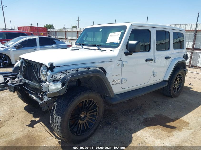 2018 Jeep Wrangler Unlimited Sahara 4X4 VIN: 1C4HJXEG0JW260427 Lot: 39390113