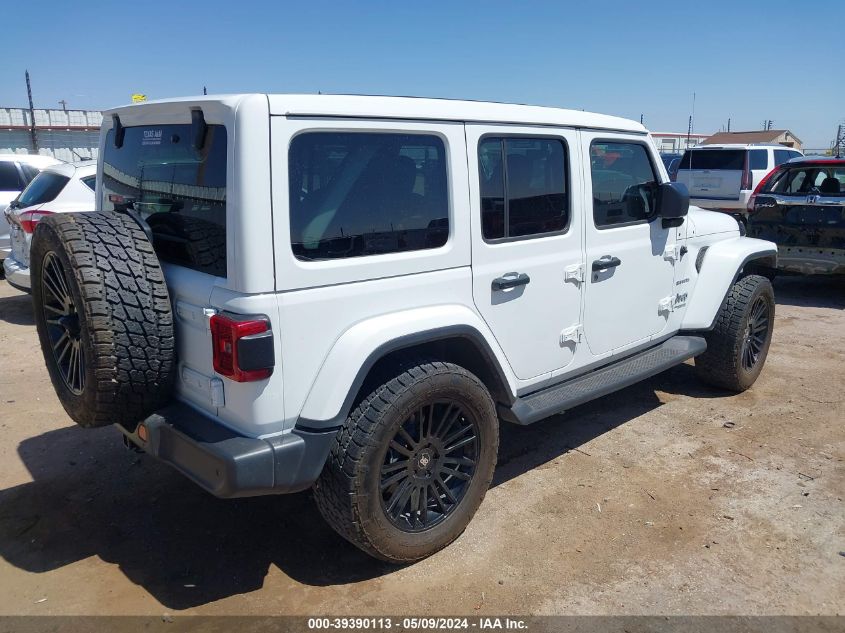 2018 Jeep Wrangler Unlimited Sahara 4X4 VIN: 1C4HJXEG0JW260427 Lot: 39390113