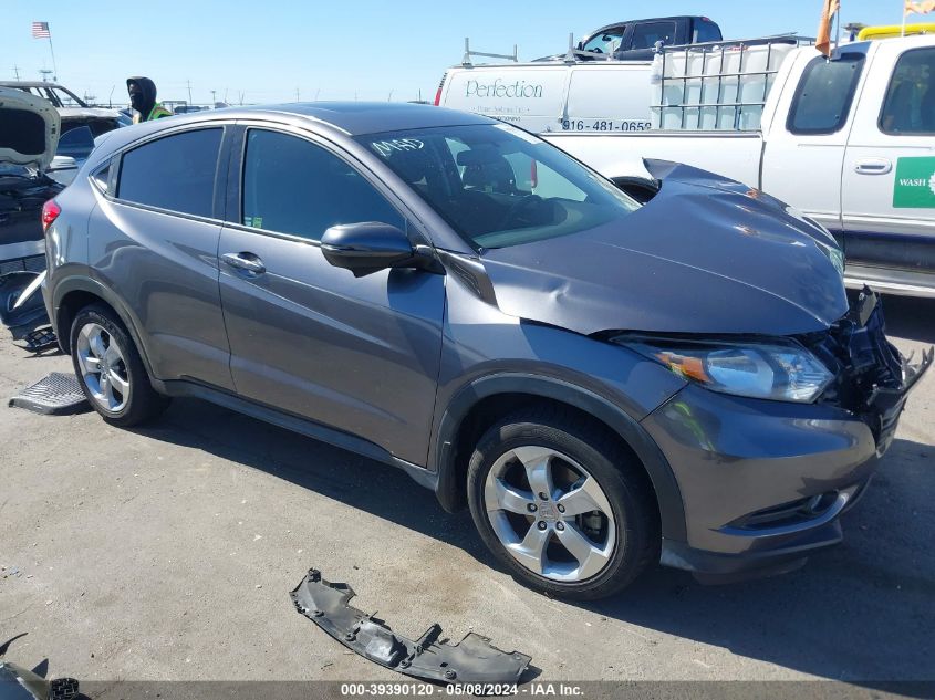 2016 Honda Hr-V Ex VIN: 3CZRU5G51GM728390 Lot: 39390120