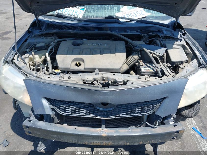 2010 Toyota Corolla Le VIN: 1NXBU4EE1AZ248837 Lot: 39390147