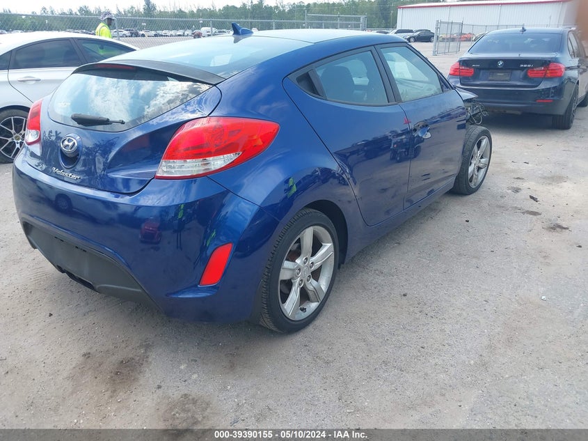 2015 Hyundai Veloster VIN: KMHTC6AD4FU242506 Lot: 39390155