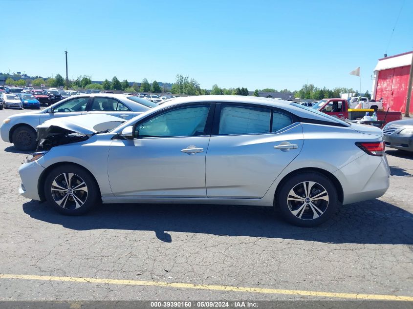 2021 Nissan Sentra Sv Xtronic Cvt VIN: 3N1AB8CV3MY254482 Lot: 39390160