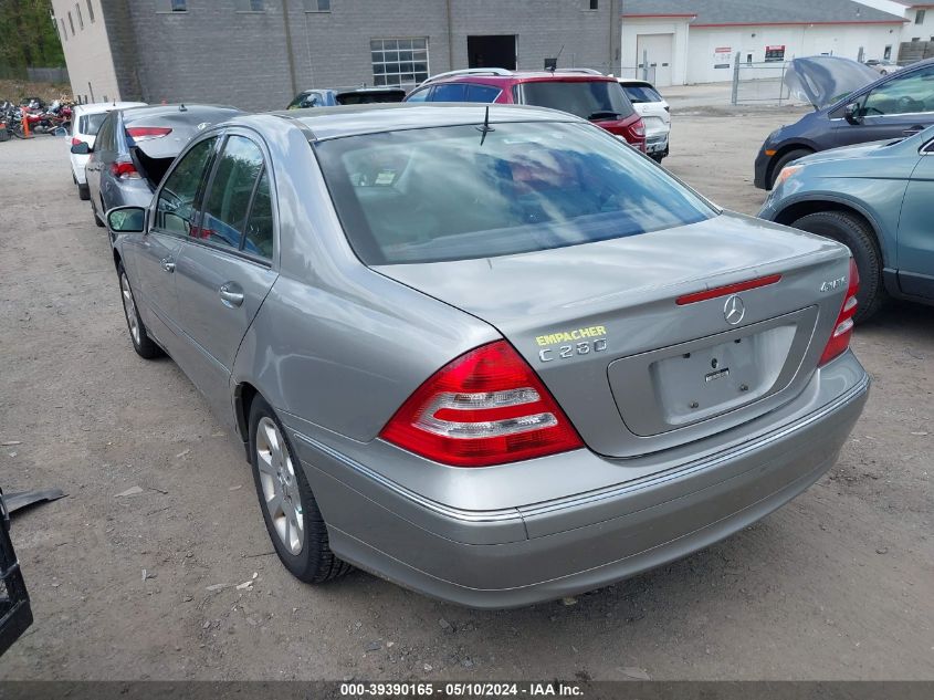 WDBRF92H26F757032 | 2006 MERCEDES-BENZ C 280