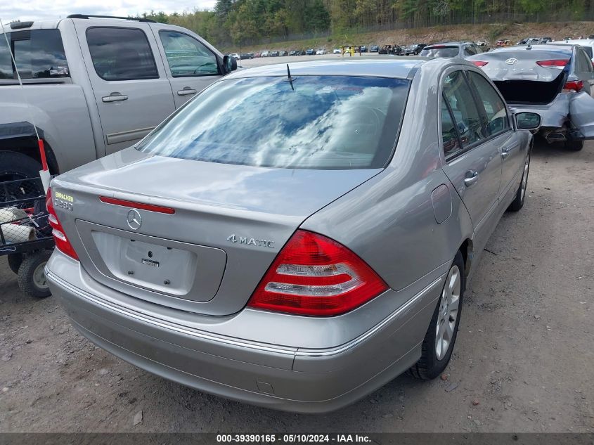 WDBRF92H26F757032 | 2006 MERCEDES-BENZ C 280