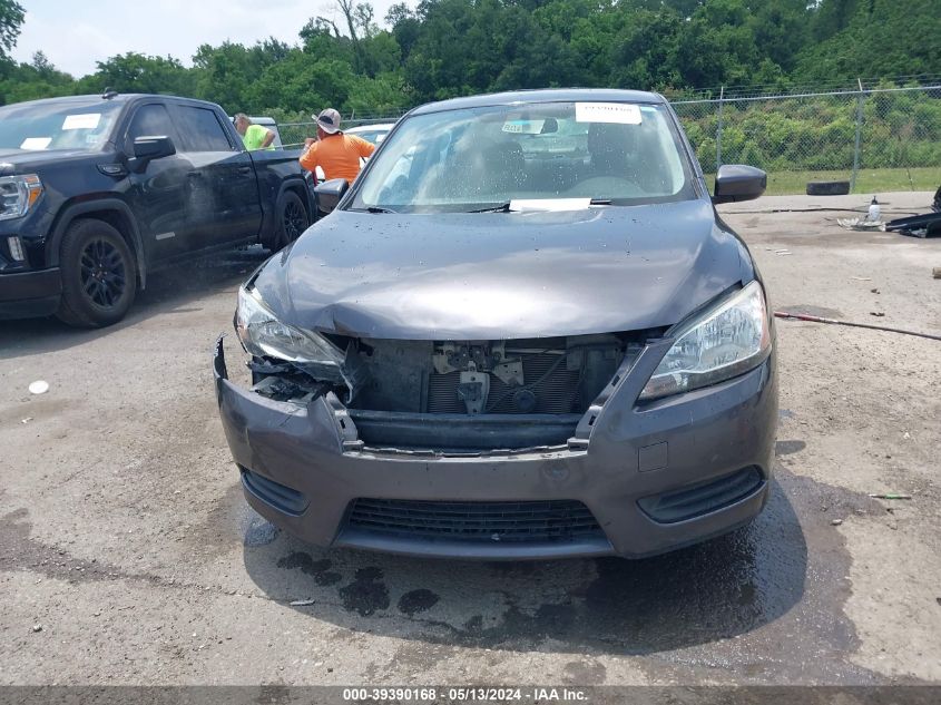 2014 Nissan Sentra Sv VIN: 3N1AB7APXEY312443 Lot: 39390168