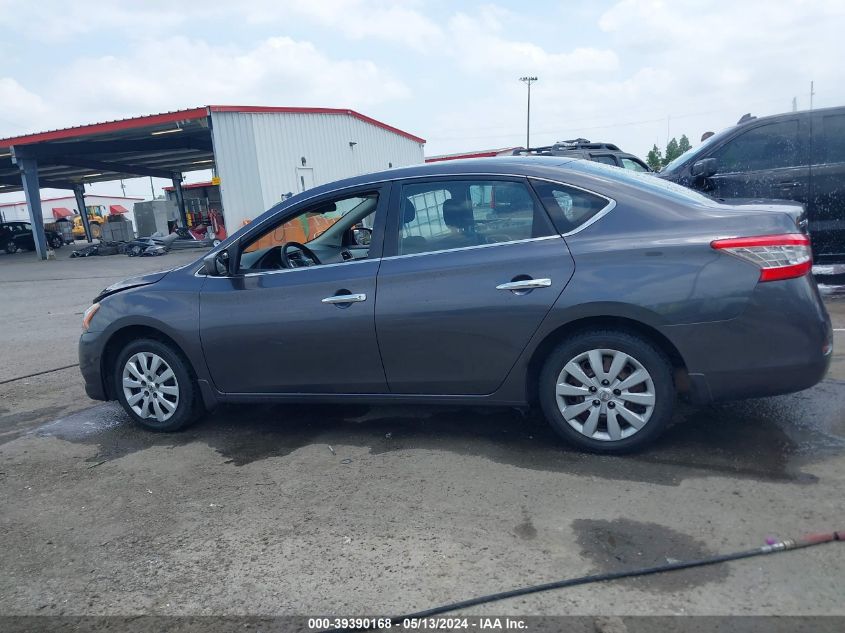 2014 Nissan Sentra Sv VIN: 3N1AB7APXEY312443 Lot: 39390168