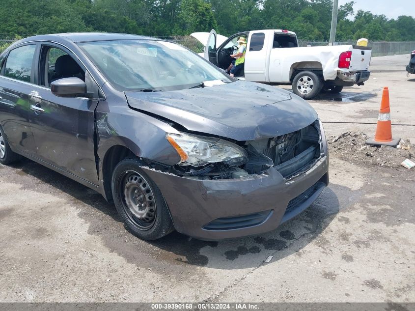 2014 Nissan Sentra Sv VIN: 3N1AB7APXEY312443 Lot: 39390168