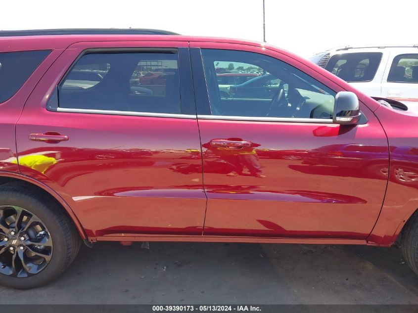 2022 Dodge Durango Gt Plus Rwd VIN: 1C4RDHDG1NC199874 Lot: 39390173