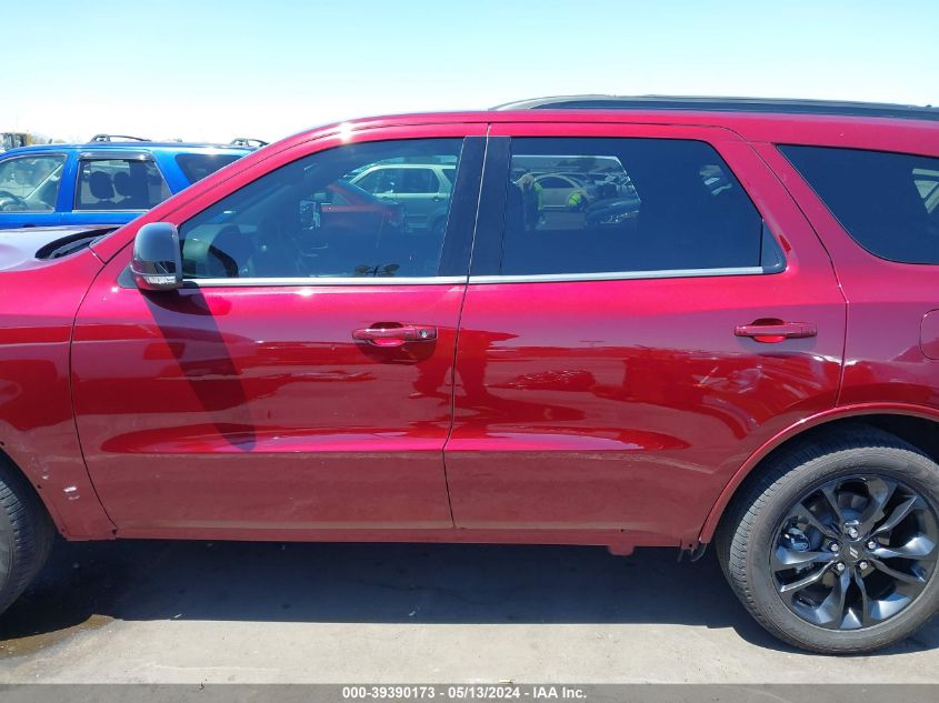 2022 Dodge Durango Gt Plus Rwd VIN: 1C4RDHDG1NC199874 Lot: 39390173