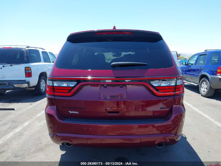 2022 Dodge Durango Gt Plus Rwd VIN: 1C4RDHDG1NC199874 Lot: 39390173