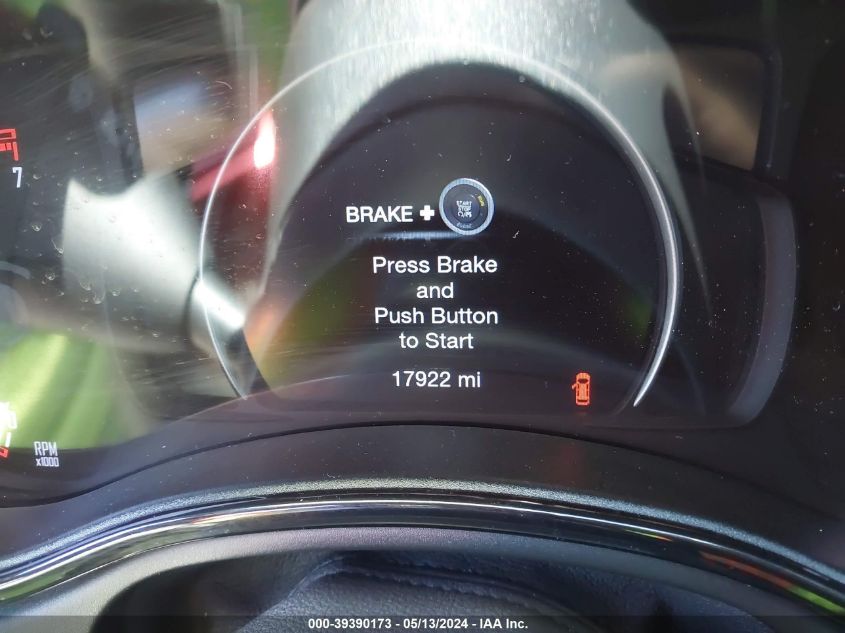 2022 Dodge Durango Gt Plus Rwd VIN: 1C4RDHDG1NC199874 Lot: 39390173