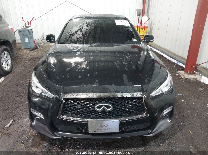 2021 Infiniti Q50 Signature Edition Awd VIN: JN1EV7CRXMM755037 Lot: 39390188