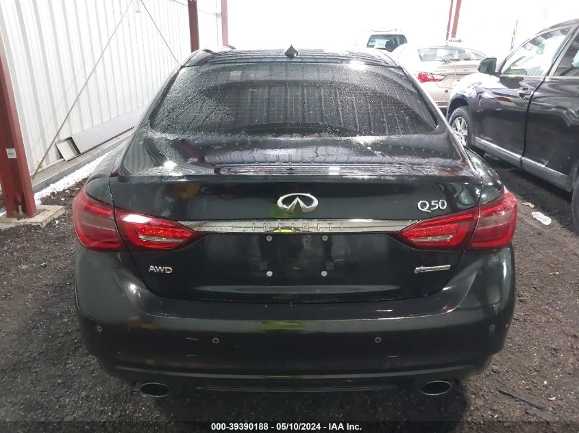 2021 Infiniti Q50 Signature Edition Awd VIN: JN1EV7CRXMM755037 Lot: 39390188