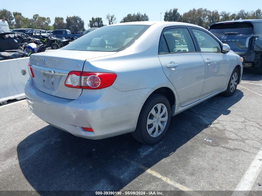 2011 Toyota Corolla Le VIN: JTDBU4EE6B9165056 Lot: 39390190