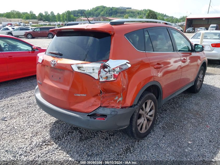 2015 Toyota Rav4 Limited VIN: 2T3YFREV3FW133267 Lot: 39390304