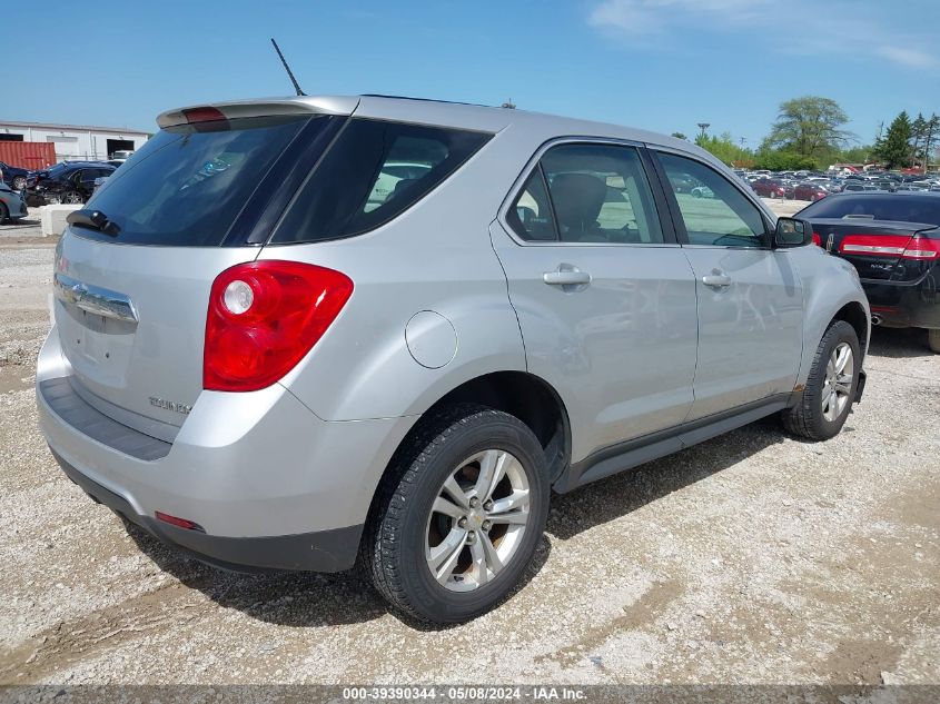 2013 Chevrolet Equinox Ls VIN: 2GNALBEK4D6415070 Lot: 39390344