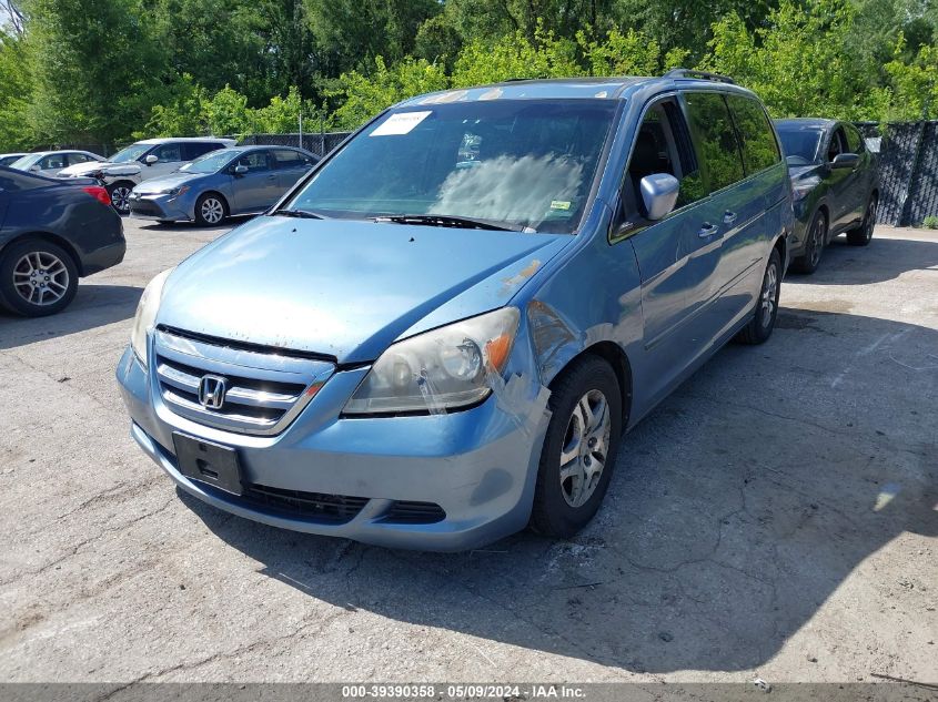 2007 Honda Odyssey Ex-L VIN: 5FNRL38757B027353 Lot: 39390358