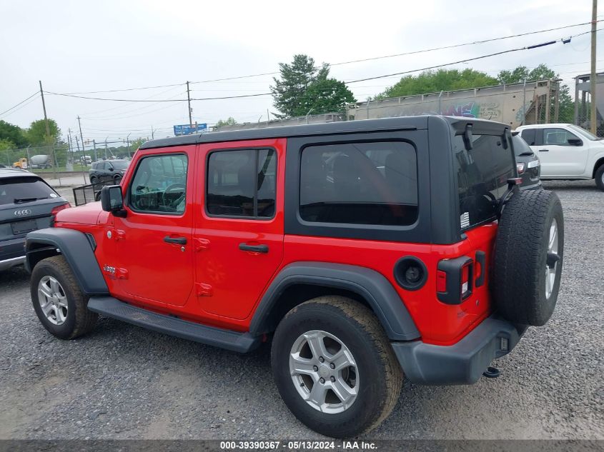 2018 Jeep Wrangler Unlimited Sport S 4X4 VIN: 1C4HJXDGXJW148820 Lot: 39390367