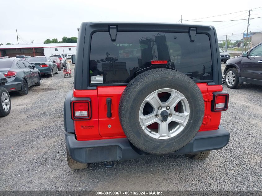 2018 Jeep Wrangler Unlimited Sport S 4X4 VIN: 1C4HJXDGXJW148820 Lot: 39390367