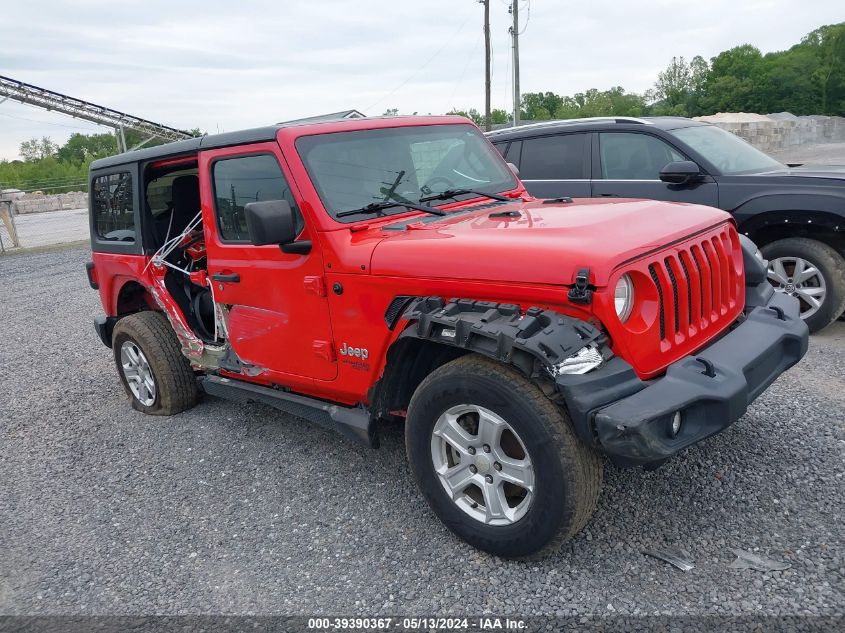 2018 Jeep Wrangler Unlimited Sport S 4X4 VIN: 1C4HJXDGXJW148820 Lot: 39390367