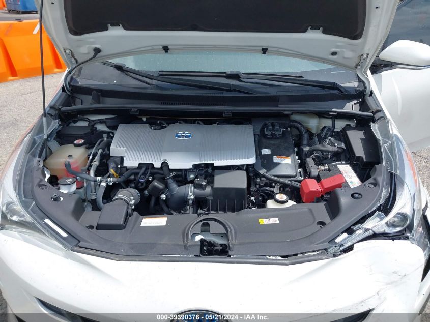 2018 Toyota Prius Two VIN: JTDKBRFU9J3076608 Lot: 39390376