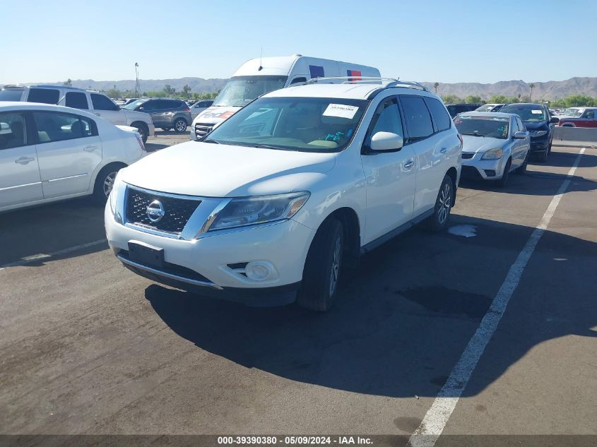 2013 Nissan Pathfinder Sv VIN: 5N1AR2MN6DC667621 Lot: 39390380