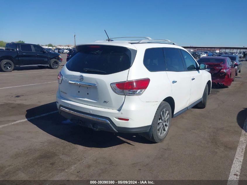 2013 Nissan Pathfinder Sv VIN: 5N1AR2MN6DC667621 Lot: 39390380