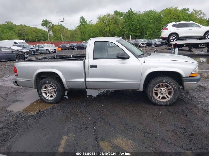 2004 Dodge Dakota Sport VIN: 1D7FL36K44S528930 Lot: 39390381