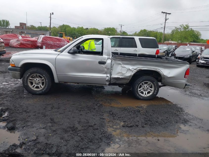 2004 Dodge Dakota Sport VIN: 1D7FL36K44S528930 Lot: 39390381