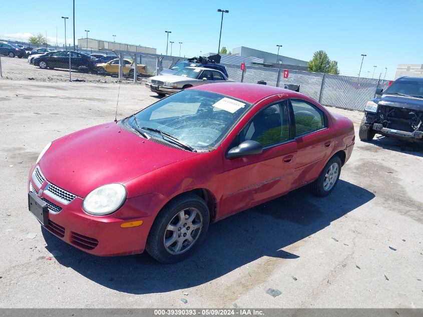 2005 Dodge Neon Sxt VIN: 1B3ES56CX5D174318 Lot: 39390393