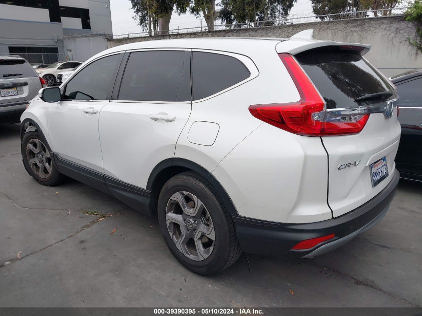 2019 Honda Cr-V Ex VIN: 7FARW1H53KE039329 Lot: 39390395