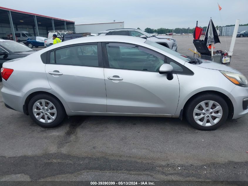 2017 Kia Rio Lx VIN: KNADM4A38H6017110 Lot: 39390399