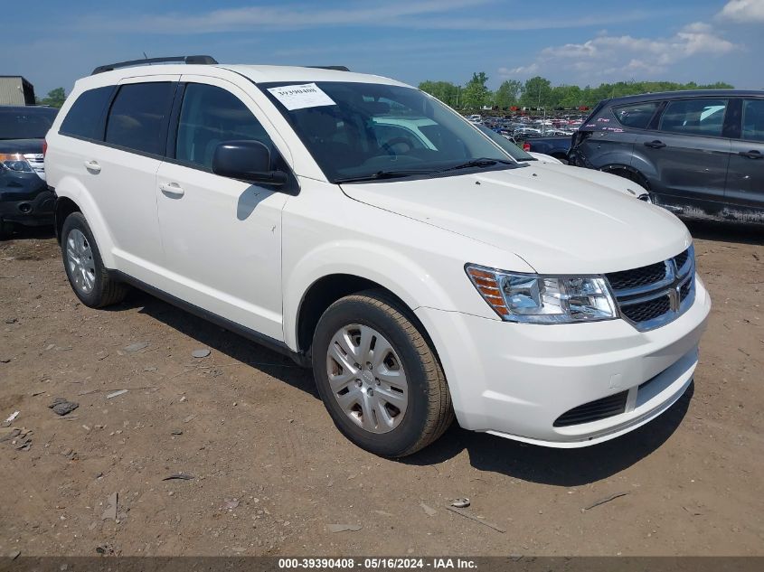 2017 Dodge Journey Se VIN: 3C4PDCAB4HT707976 Lot: 39390408