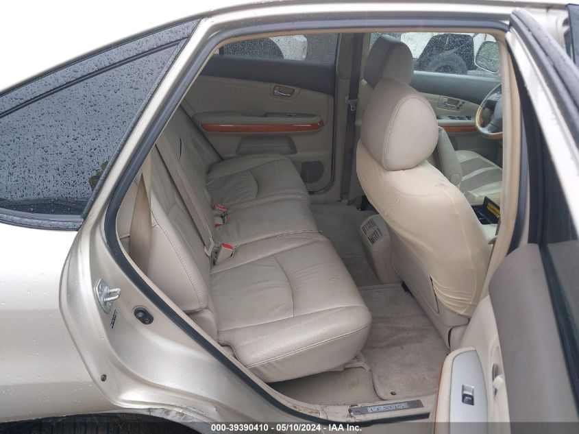 2008 Lexus Rx 350 VIN: 2T2HK31U38C080844 Lot: 39390410