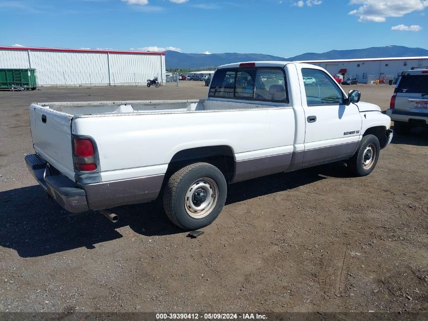 1995 Dodge Ram 1500 VIN: 1B7HC16X2SS162272 Lot: 39390412