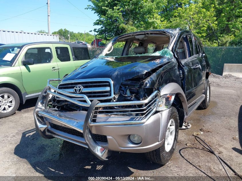 2002 Toyota Sequoia Sr5 V8 VIN: 5TDBT44A22S083358 Lot: 39390424