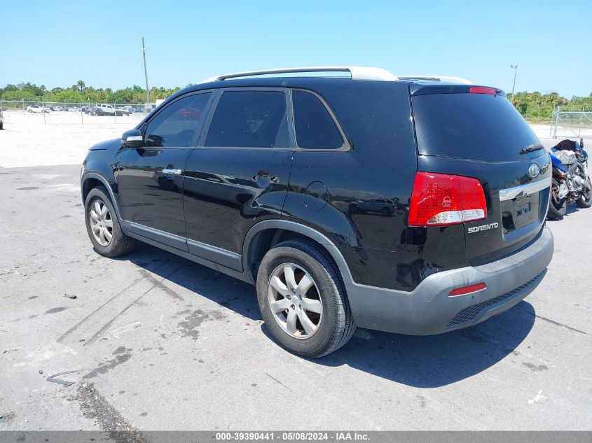 2011 Kia Sorento Lx VIN: 5XYKT4A12BG136271 Lot: 39390441