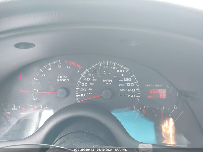 2002 Chevrolet Camaro Z28 VIN: 2G1FP22G522148490 Lot: 39390442