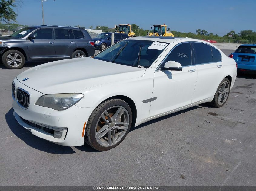 2014 BMW 740I VIN: WBAYA6C5XED144338 Lot: 39390444