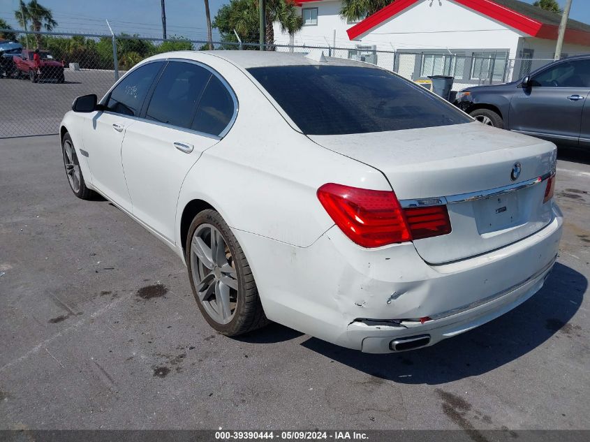 2014 BMW 740I VIN: WBAYA6C5XED144338 Lot: 39390444