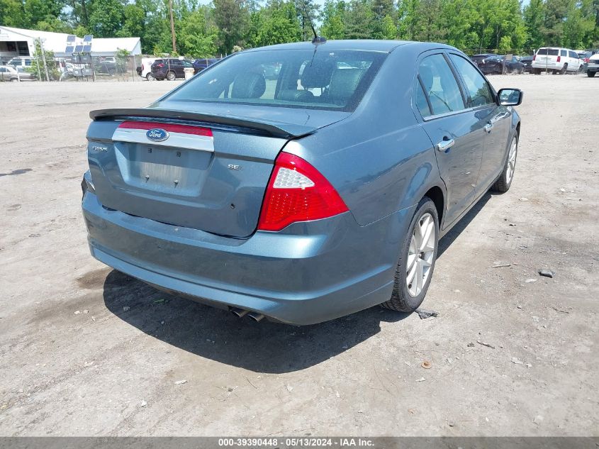 2012 Ford Fusion Sel VIN: 3FAHP0JA1CR242070 Lot: 39390448