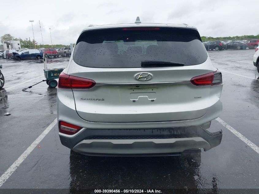 2019 Hyundai Santa Fe Sel VIN: 5NMS3CAD7KH133344 Lot: 39390456