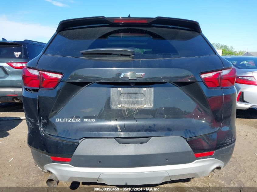 2020 Chevrolet Blazer Awd 3Lt VIN: 3GNKBJRS8LS652219 Lot: 39390459