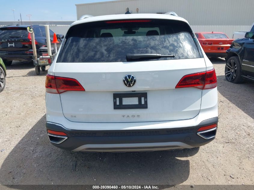 2024 Volkswagen Taos 1.5T Se VIN: 3VVSX7B26RM002486 Lot: 39390460