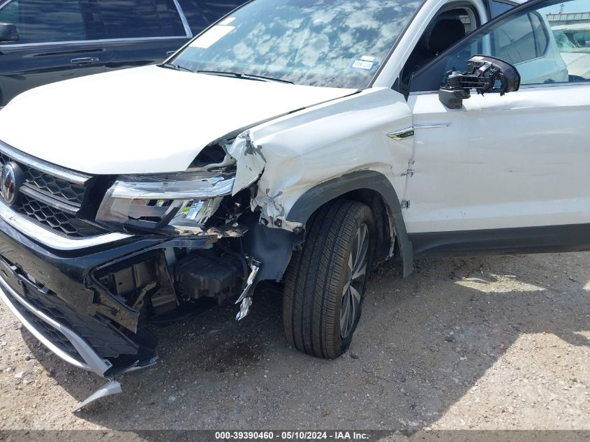 2024 Volkswagen Taos 1.5T Se VIN: 3VVSX7B26RM002486 Lot: 39390460